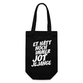 Et Hätt Noch Immer Jot Jejange Kölsch Köln Kölner - Geschenkbeutel für Flaschen - Schwarz - Vorne