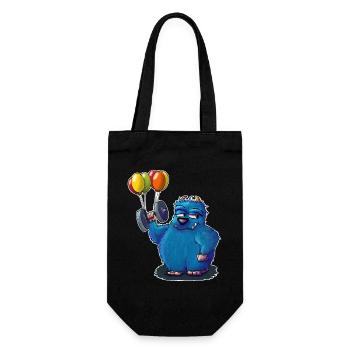 Le petit monstre de fitness - Sac à bouteille - noir - Devant