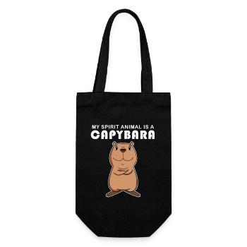 Capybara Wasserschwein Capybaras - Sac à bouteille - noir - Devant
