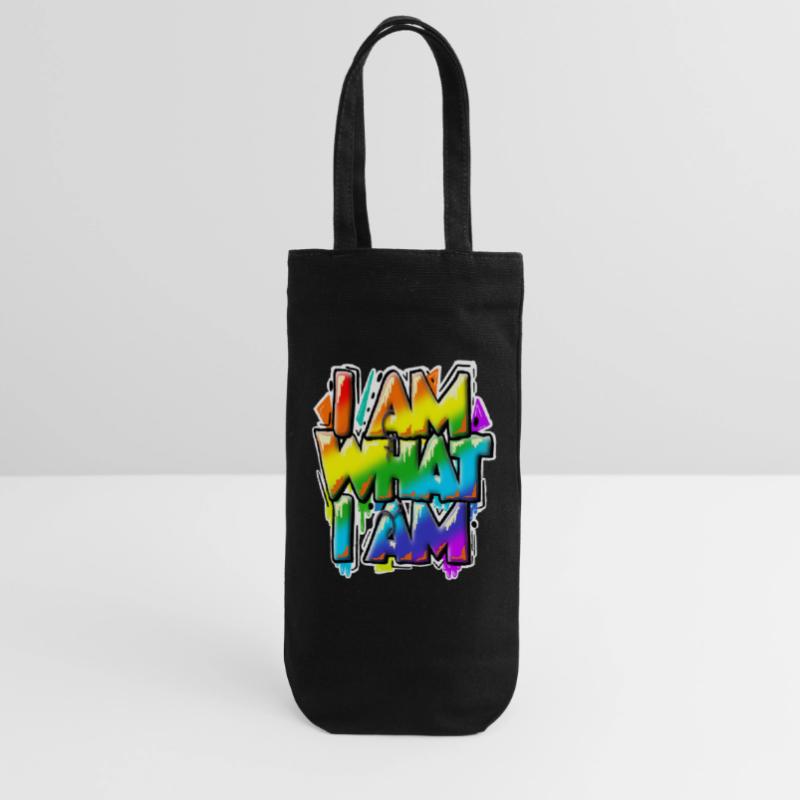 I am what I am - alles normal, oder? Geschenkbeutel für Flaschen