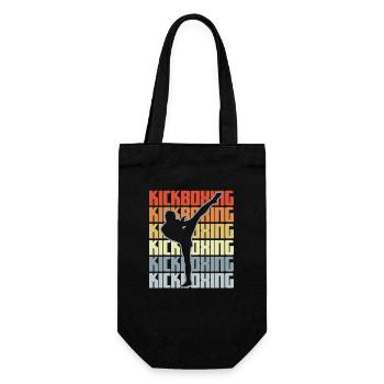 Vintage Kickboxing - Gift Bag for Bottles - black - Front