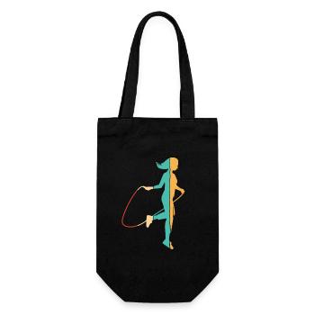 Vitesse de saut rétro saut saut professionnel - Sac à bouteille - noir - Devant