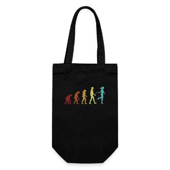 Springseil Evolution Geschwindigkeit Springen Springen Springen Sprung - Geschenkbeutel für Flaschen - Schwarz - Vorne