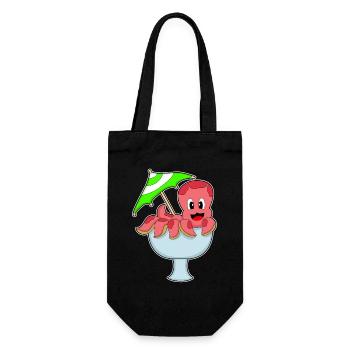 Parapluie pour fête d’anniversaire pieuvre - Sac à bouteille - noir - Devant