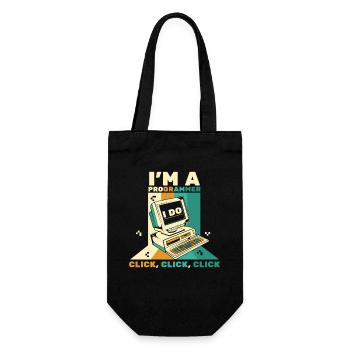 Je suis un programmeur Click Software Engineer Coder - Sac à bouteille - noir - Devant