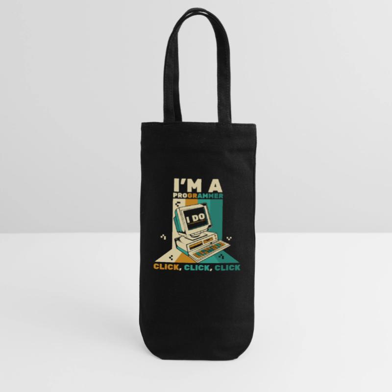 Je suis un programmeur Click Software Engineer Coder Sac à bouteille