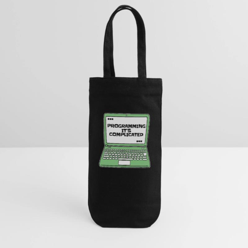 Programmer c’est compliqué Developer Coder Sac à bouteille
