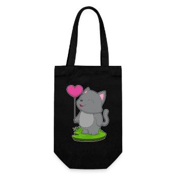 Ballon Chat - Sac à bouteille - noir - Devant