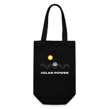 ECG Heartline Sine Sun Panneau solaire renouvelable - Sac à bouteille - noir - Devant
