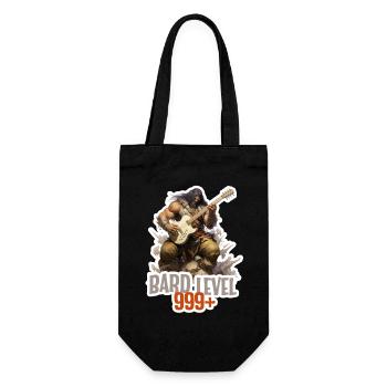 Barde Level 999 – Metal Ork RPG Design - Geschenkbeutel für Flaschen - Schwarz - Vorne