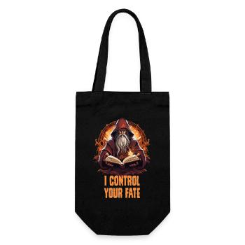 Spielleiter – I Control Your Fate RPG - Geschenkbeutel für Flaschen - Schwarz - Vorne