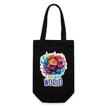 I Role the World – Conception de Jeux de Rôle Fantastique - Sac à bouteille - noir - Devant