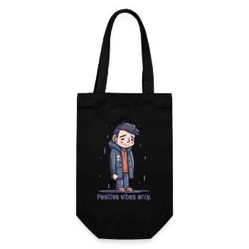 Seulement des ondes positives - Sac à bouteille - noir - Devant
