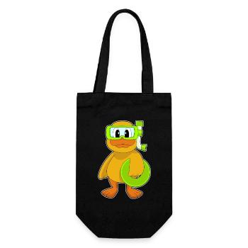 Duck Diver Snorkel Diving - Gift Bag for Bottles - black - Front