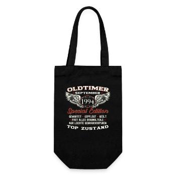 29. Geburtstag Oldtimer September Jahrgang 1994 - Geschenkbeutel für Flaschen - Schwarz - Vorne