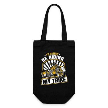 Rather Be Riding My Trike Trikebike Tricycle - Gift Bag for Bottles - black - Front