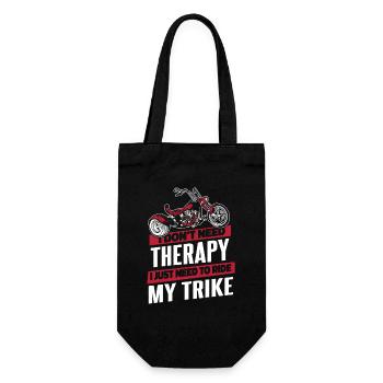 I Just Need To Ride My Trike Trikebike - Gift Bag for Bottles - black - Front
