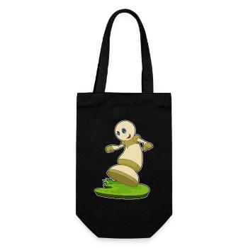 Chess piece pawn chess - Gift Bag for Bottles - black - Front