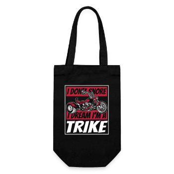 Je ne ronfle pas Je rêve que je suis un Trike Trikebike - Sac à bouteille - noir - Devant