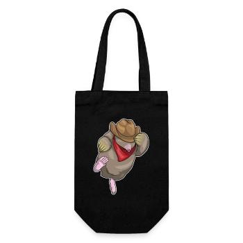 Taupe Cowboy Chapeau de cow-boy - Sac à bouteille - noir - Devant
