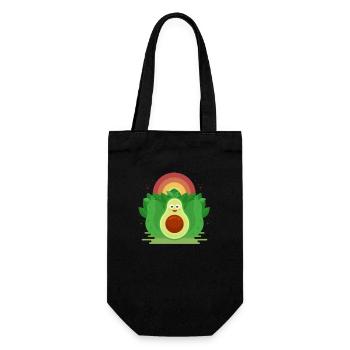 Vegan Vibes Vegan Vegans Plant-Based Vegetarian - Gift Bag for Bottles - black - Front
