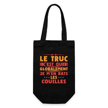 Globalement je m'en bats les couilles - Sac à bouteille - noir - Devant