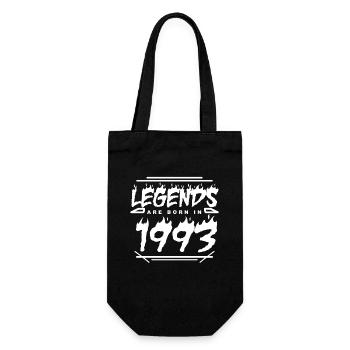 Legend 1993 - Born 1993 - Built in 1993 - Gift Bag for Bottles - black - Front