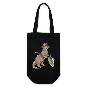 Pêche au poisson pêcheur de la loutre - Sac à bouteille - noir - Devant
