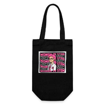 Women In STEM STEM Scientist Empowering Women - Gift Bag for Bottles - black - Front
