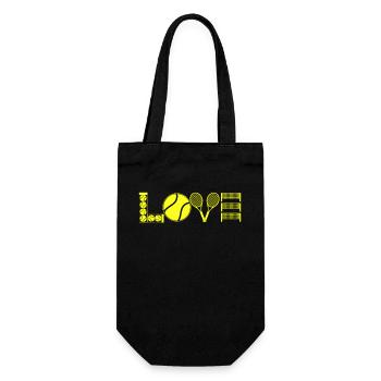 J’adore le tennis - Sac à bouteille - noir - Devant