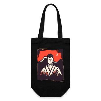 Soleil rouge japonais : Karaté d’art martial - Sac à bouteille - noir - Devant