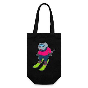 Ski Chien Ski Sports d’hiver - Sac à bouteille - noir - Devant