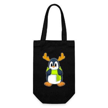Renne manchot - Sac à bouteille - noir - Devant