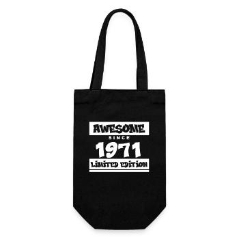 1971 - Born 1971 - Fantastic since 1971 - Gift Bag for Bottles - black - Front