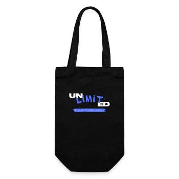 Unlimit Technology Inspirational Design - Gift Bag for Bottles - black - Front