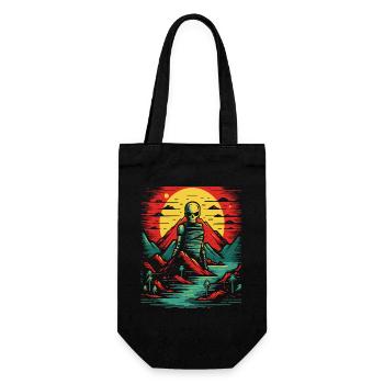 Nature: Roaming Death in the Wild - Gift Bag for Bottles - black - Front