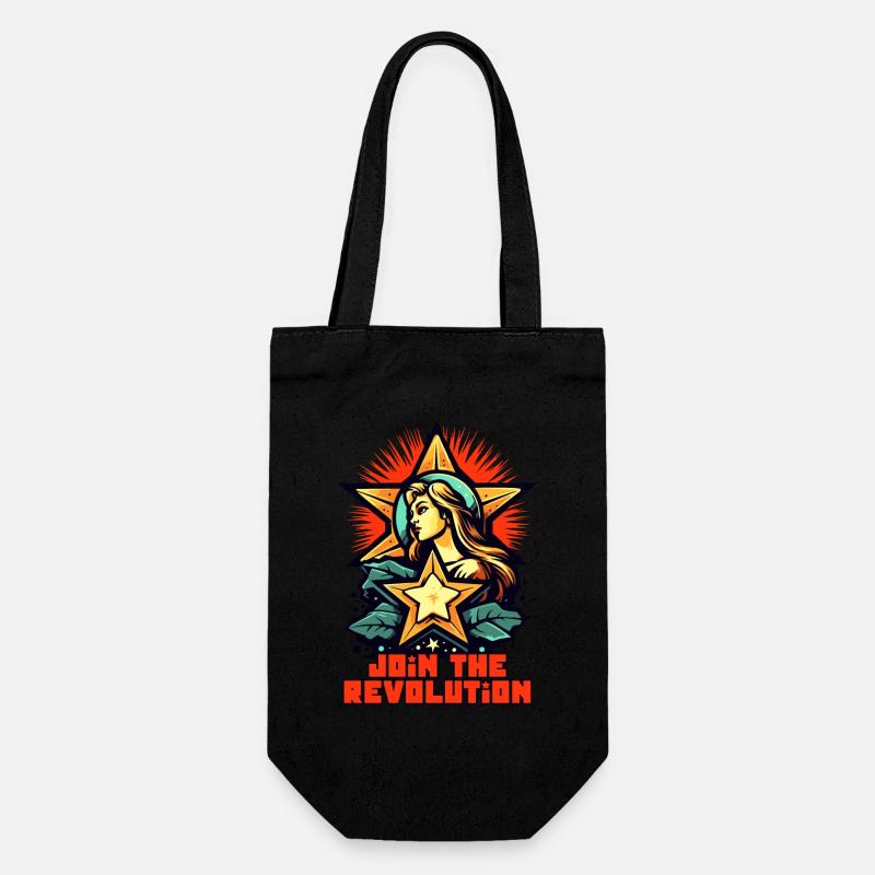 Faites partie de la révolution - Sac à bouteille - noir