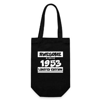 1953 - Born 1953 - Fantastic since 1953 - Gift Bag for Bottles - black - Front
