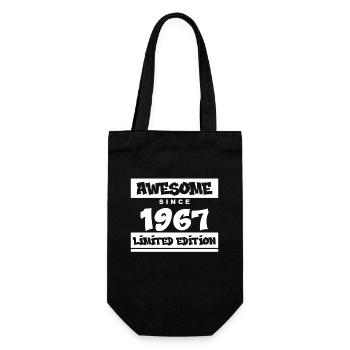 1967 - Born 1967 - Fantastic since 1967 - Gift Bag for Bottles - black - Front