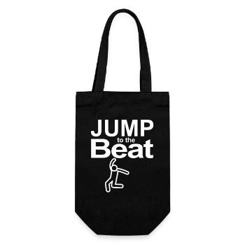 Jump to the Beat - Gift Bag for Bottles - black - Front