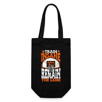 Train Insane Or Remain The Same Basketball Player - Gift Bag for Bottles - black - Front