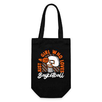 Juste une fille qui aime le basket-ball Joueur de basket-ball - Sac à bouteille - noir - Devant