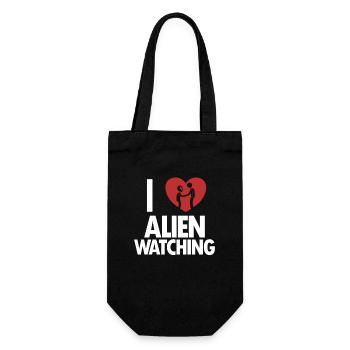 J’adore Alien Watching Ufo Conspiracy - Sac à bouteille - noir - Devant
