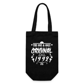 1992 - Year of construction 1992 - Year of construction 1992 - Gift Bag for Bottles - black - Front