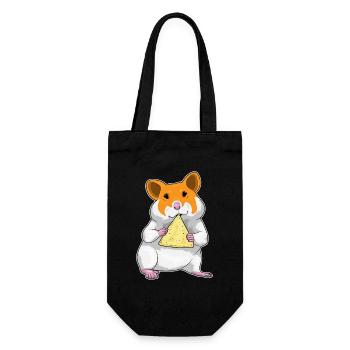Croustilles de hamster - Sac à bouteille - noir - Devant