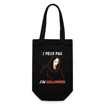 J' peux pas j'ai Halloween - Sac à bouteille - noir - Devant