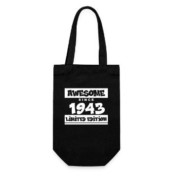 1943 - Né en 1943 - Fantastique depuis 1943 - Sac à bouteille - noir - Devant