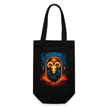 The Dungeon Billy Goat, - Gift Bag for Bottles - black - Front