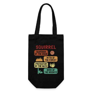 Gardien Mythe Protecteur Héros Écureuil Eichhörnchen - Sac à bouteille - noir - Devant