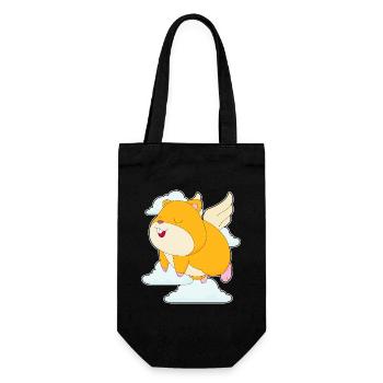 Nuages de hamster - Sac à bouteille - noir - Devant